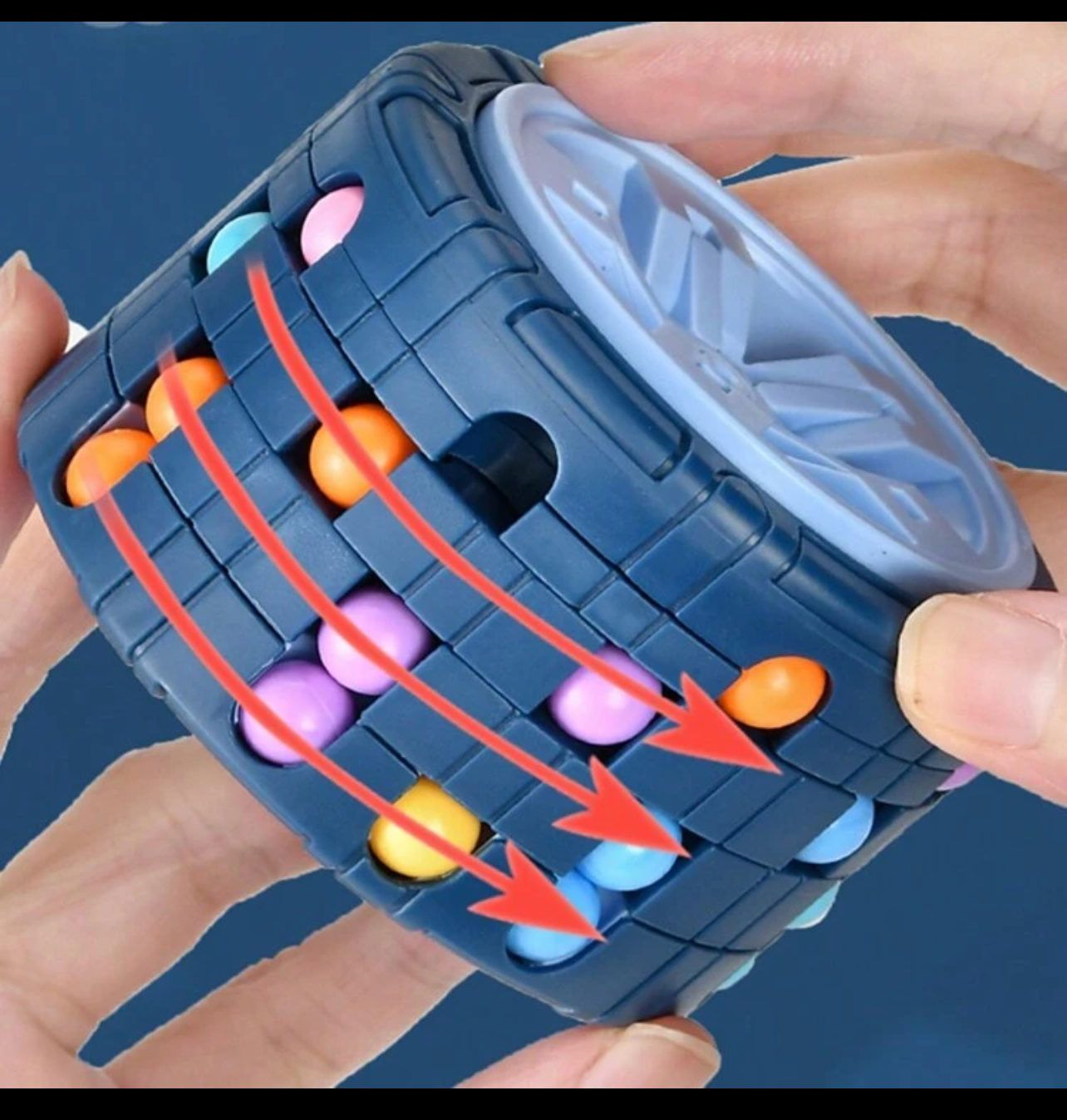 Finger Toy Bead Rolling Puzzle