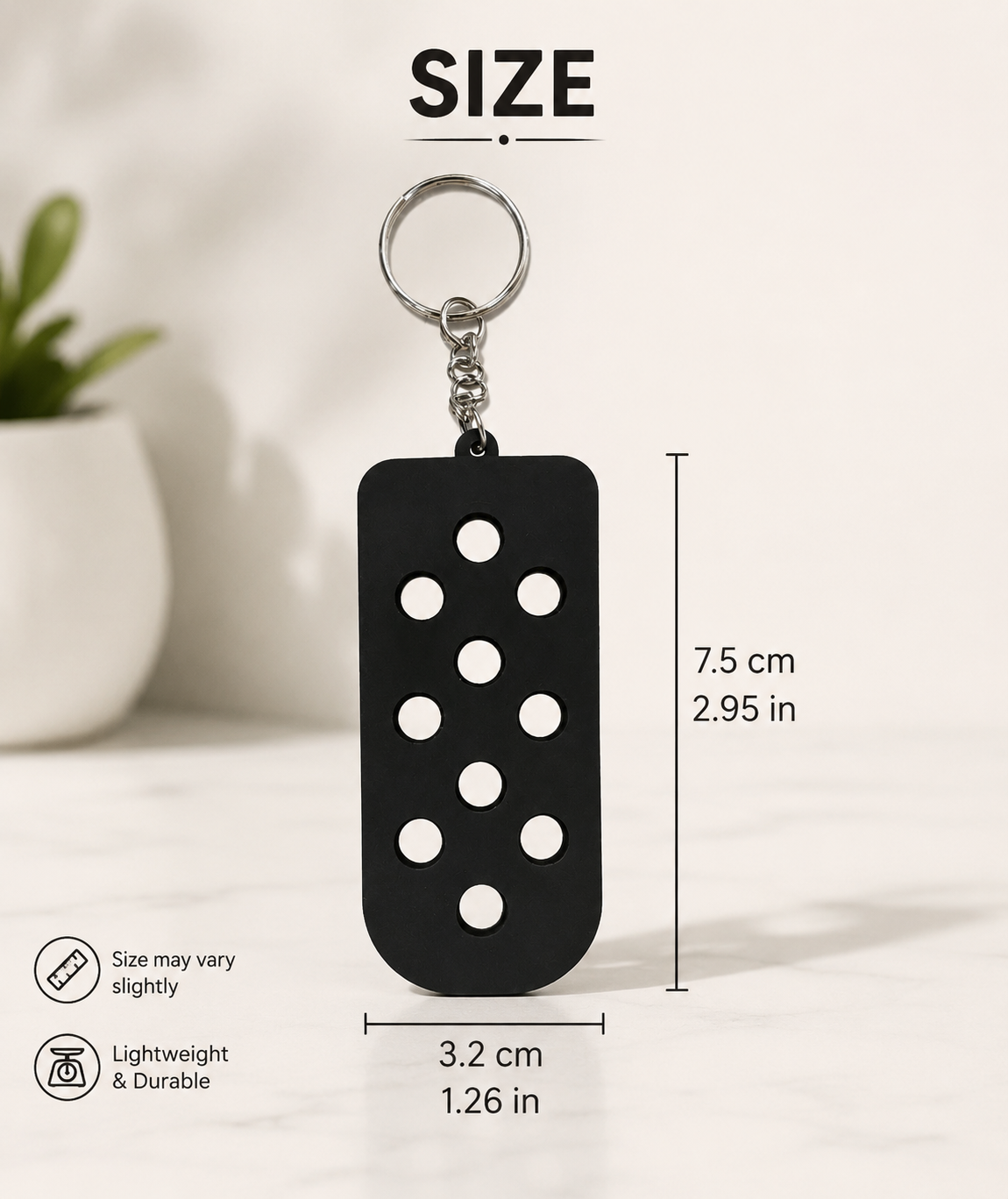 Rubber Keychain
