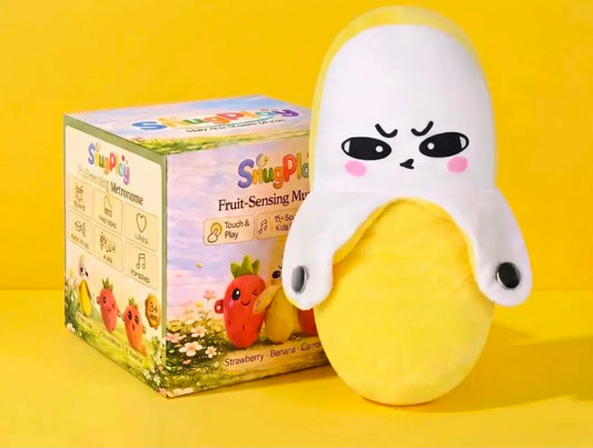 Interactive Music Push Plush Toy – Touch & Play
