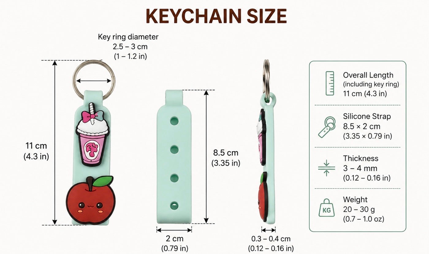 Silicone Keychain