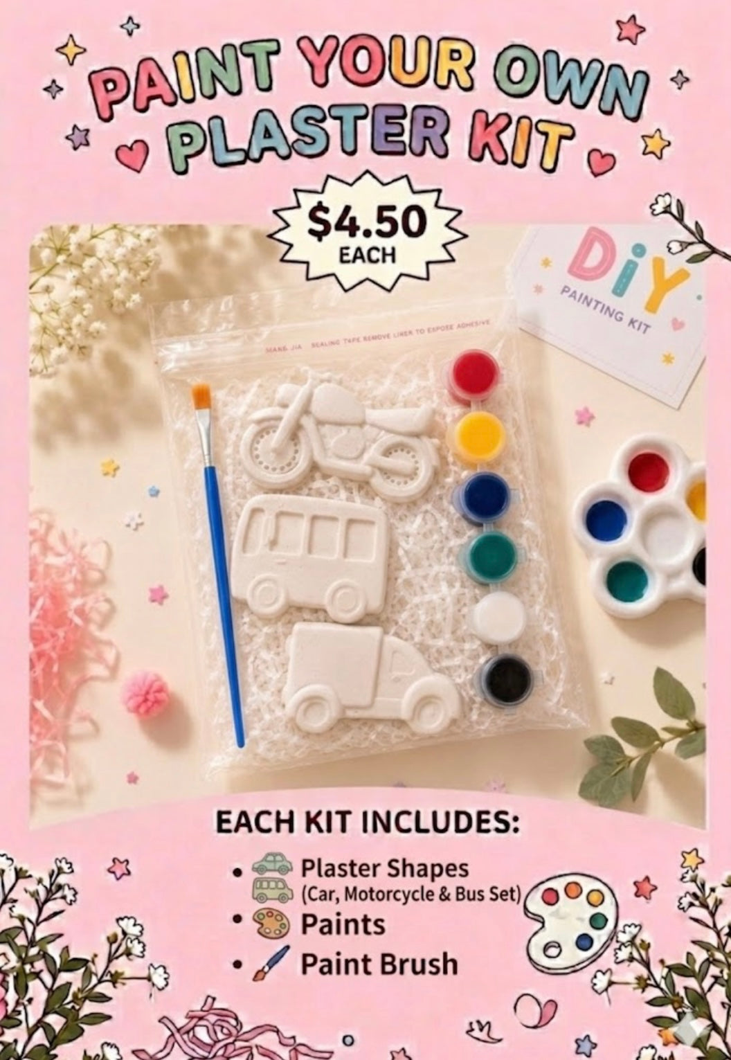 Diy Paintable Kit