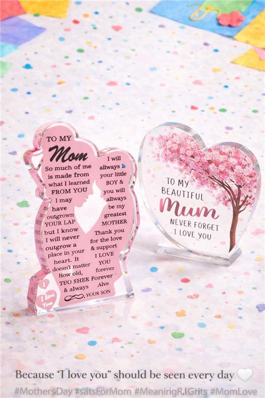 Acrylic Home Decor for Mothers