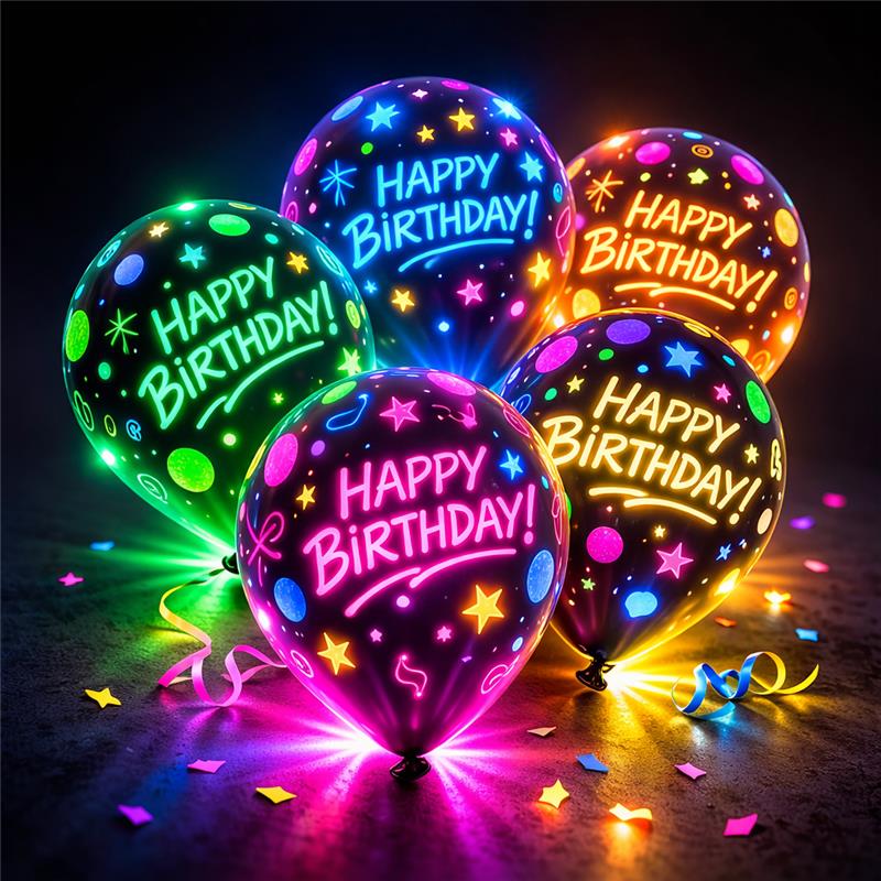 UV NEON LIGHT BALLOON